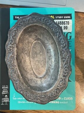 Ugly silver plate, small